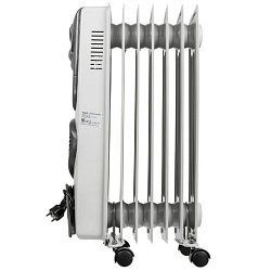 Радиатор отопления масляный электрический Ресанта ОМ-7НВ 67/3/10 (мощность 1900 Вт, 7 секций)