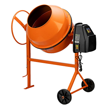 Изображение товара Бетоносмеситель Сибртех БСН-220П 95521, мощность 1000 Вт, полиамидный венец
