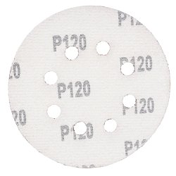 Круги абразивные шлифовальные Cutop Profi 85-621, перфорированные, под "липучку", Р120, 125 мм, 5 шт.