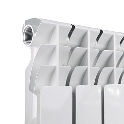 Радиатор биметаллический узкий Rommer Optima BM 500 (6 секций, боковое подключение трубы)