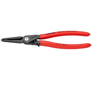 Изображение товара Щипцы прецизионные для внутренних стопорных колец Knipex KN-4831J3, ограничитель, прямые губки, Ø 40-100 мм, длина 225