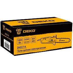 Пила цепная электрическая Deko DKEC14 065-1214, 1800Вт