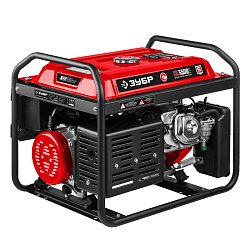 Генератор бензиновый Зубр СБ-5500Е, 5500 Вт, с электростартером