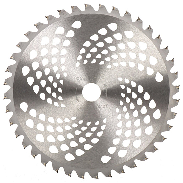 Изображение товара Нож стальной для триммера Favourite 255мм 40T