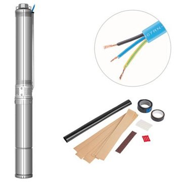 Изображение товара Насос скважинный центробежный A&P AGELESS-3-3600/62-4/20-A AP01A18 220 В 90 л/мин