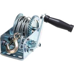 Лебедка ручная шестеренчатая тросовая Matrix 522735, 0.8 т.