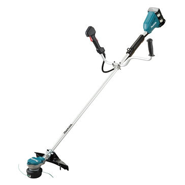 Изображение товара Коса аккумуляторная LXT BL Makita DUR368AZ (550 Вт, велорукоятка, нож 4T, 2xАКБ 18В 632G59-7 и ЗУ 630876-7)
