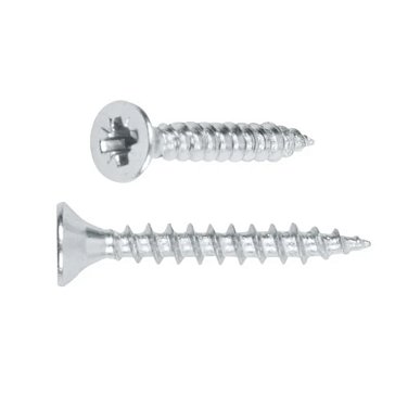 Изображение товара Шуруп универсальный Starfix SMP2-52620-200, 3.5х40 мм, белый цинк, 200 шт. в пластиковом контейнере