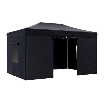 Изображение товара Тент садовый Helex 4342 3x4.5 м, колер черный, полиэстер
