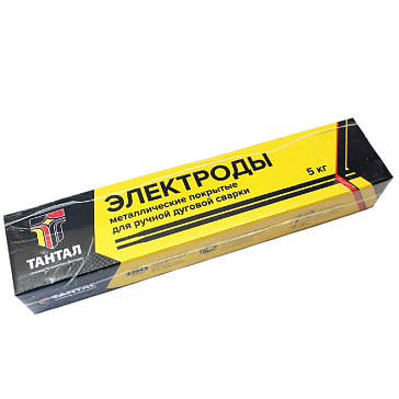 Изображение товара Сварочные электроды для сварки нержавеющих сталей Тантал ОЗС-12 3 мм (5кг)
