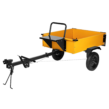 Изображение товара Прицеп для мотоблока Denzel TT-500 с оцинкованным кузовом и регулируемой сцепкой 59950