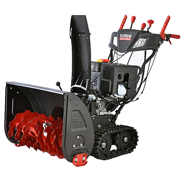 Изображение товара Снегоуборщик бензиновый гусеничный Elitech ST 1271CLE 203762 (4х тактный, мощность двигателя 12л.с.)