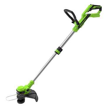 Изображение товара Триммер аккумуляторный Greenworks 24В 2110407 для стрижки травы
