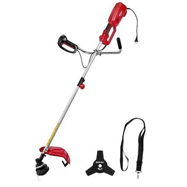 Изображение товара Триммер Wortex TE 4217-1 0318227, в коробке, 1300 Вт, шир.скаш.42 см леска, 25.5 см нож