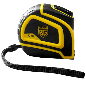 Изображение товара Рулетка ударопрочная с автостопом Berger BG1758 5 м x 25 мм