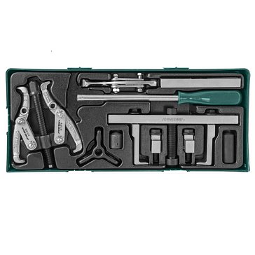 Изображение товара Набор съемников и приспособлений для обслуживания приводных шкивов Jonnesway AI10002SP 49138