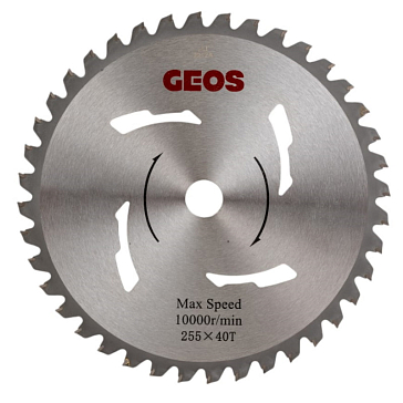 Изображение товара Нож для мотокос Geos 212999 255мм 40 зубцов сталь Германия