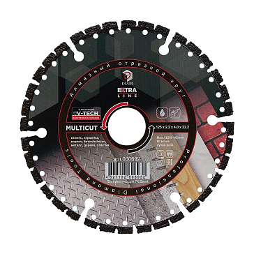 Изображение товара Алмазный диск Diam MultiCut Extra Line 000692 125x2.2 мм