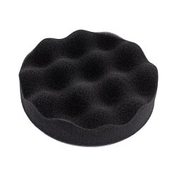 Насадка полировальная из поролона Makita D-62664, 125 мм, волнистая, черная, липучка