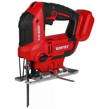 Изображение товара Аккумуляторный лобзик Wortex CJS 8030 1333370 (ALL1 SOLO 18 В, 500-3000 об/мин, 85 мм)