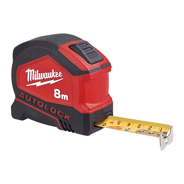 Изображение товара Рулетка Milwaukee Autolock 8 м, 25 мм, автоматическое возвращение