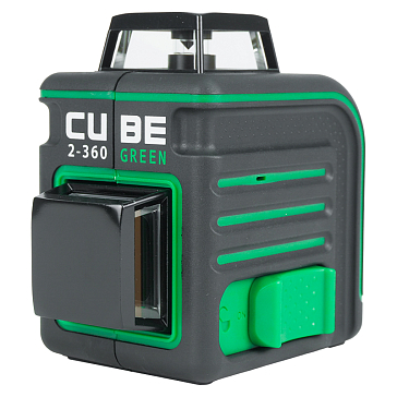 Изображение товара Профессиональный лазерный нивелир ADA Cube 2-360 Green Edition 360° для точных строительных работ