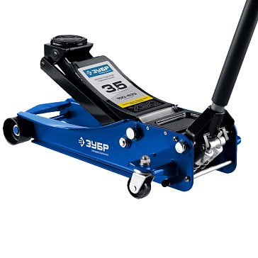Изображение товара Домкрат гидравлический подкатной Зубр Профессионал 43054-3.5, X90, 3,5т, 100-533мм