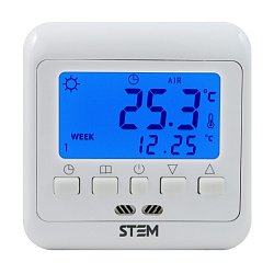 Терморегулятор с встроенным датчиком температуры воздуха Stem Energy SET 08 программируемый