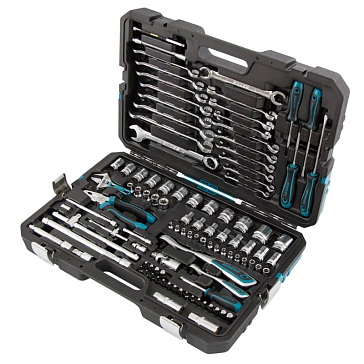 Изображение товара Набор инструментов Gross 14151 (1/4", 1/2", CrV, 120 зубьев, 101 предмет)