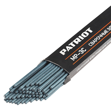 Изображение товара Электроды сварочные Patriot 605012005, МР-3С, 3 мм, 350 мм, 1 кг