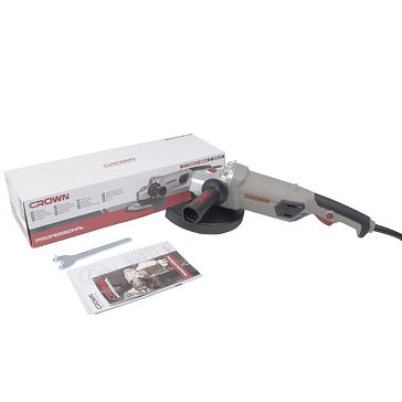 Изображение товара Угловая шлифмашина Crown CT13507-180N 1500Вт 180мм бытовой инструмент