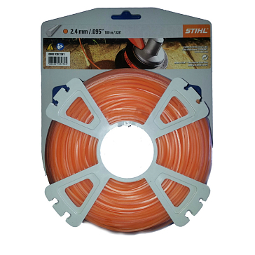 Изображение товара Леска для триммера Stihl 00009303341 2,4 мм 100 м пятиугольник
