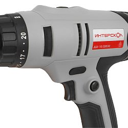 Сетевая дрель-шуруповерт Интерскол ДШ-10/320Э2 220.1.1.00 (1800 оборотов/мин, реверс, поставляется в коробке)