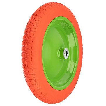 Изображение товара Полиуретановое колесо Сибртех 689755 350х350х90 с подшипником 16мм Россия