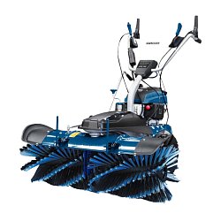 Бензиновая подметальная машина Hyundai HYSW 1000 (с электростартером, мощность двигателя 5 лс)