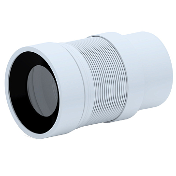 Изображение товара Гибкий удлинитель для унитаза с выпуском Ани Пласт К821, 110 мм