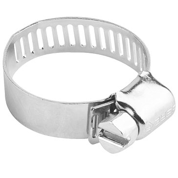 Изображение товара Хомуты оцинкованные Зубр Мастер 37805-038-59-4, просечная лента 12,7 мм, 38-59 мм, 4 шт