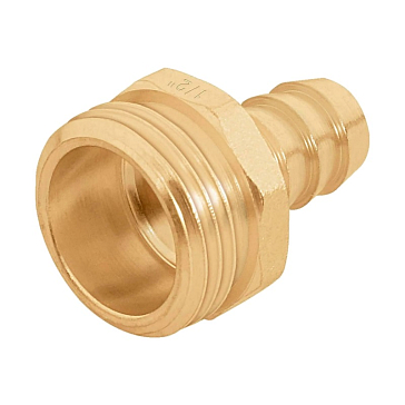 Изображение товара Коннектор для шланга латунный Truper CM-1/2B, 1\2", папа 12702