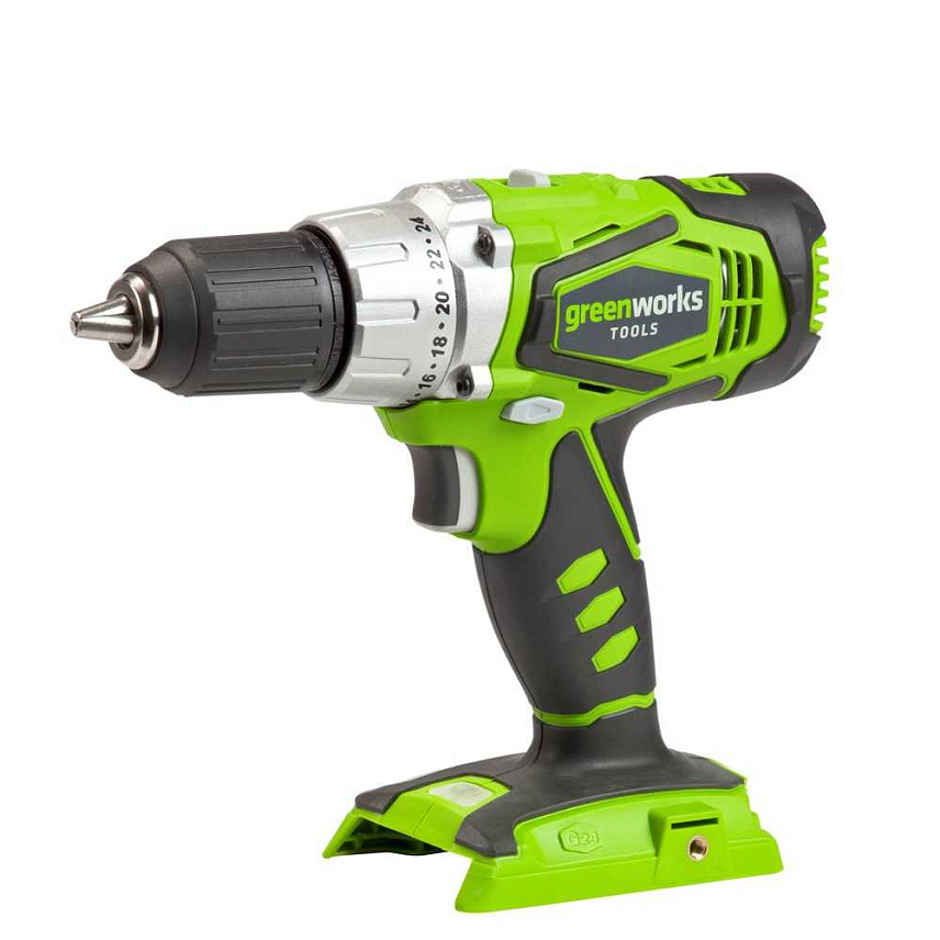 Аккумуляторная дрель-шуруповерт Greenworks G24DD 3701507 в Рыбинске