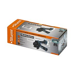Углошлифовальная машина аккумуляторная Sturm! CAG1812BLE, бесщеточная, 18В, 1BatterySystem, 125мм, без АКБ и ЗУ