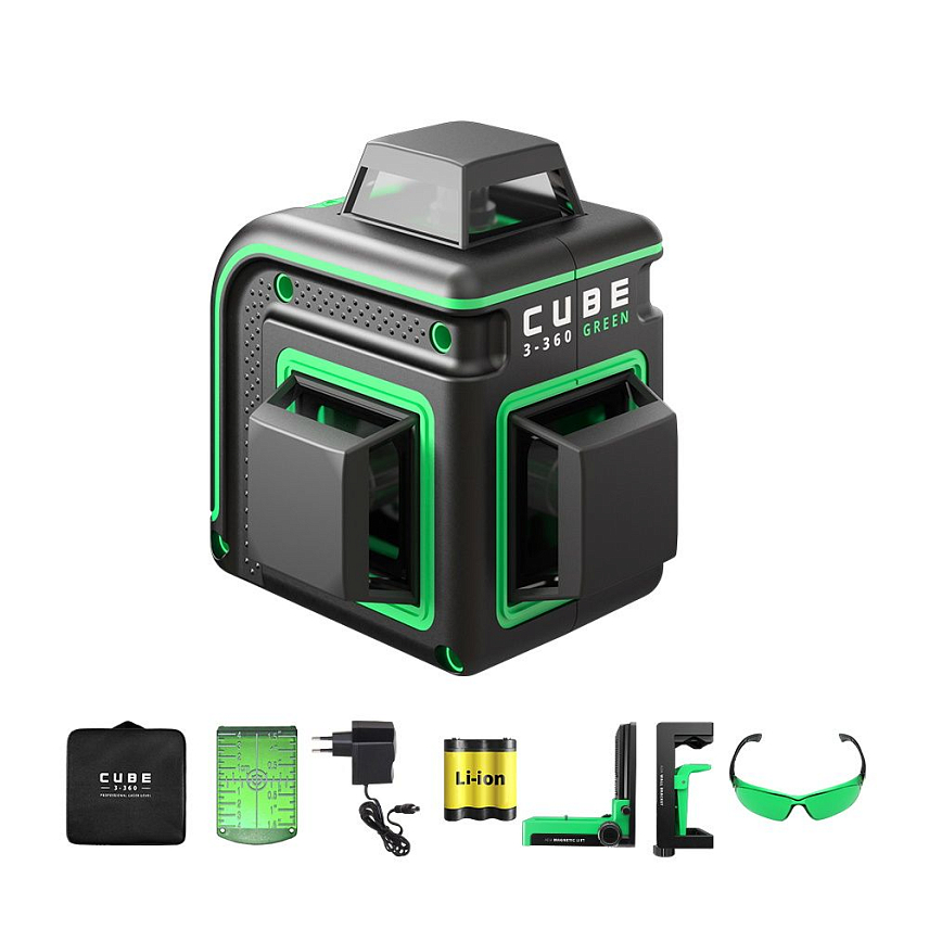 Лазерный уровень ADA CUBE 3-360 GREEN Home Еdition в Туле