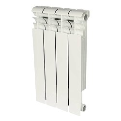 Радиатор биметаллический Rommer Profi BM 500 BI500-80-80-150 RBM-1210-050004, 4 секции (RAL9016)