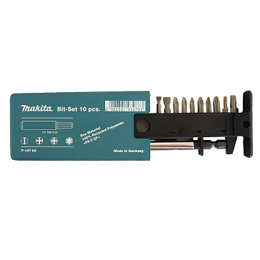 Изображение товара Набор насадок Makita P-16782, 10 шт. с держателем
