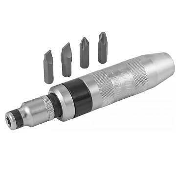 Изображение товара Ударная отвертка Jonnesway AG010055 047025 с битами 5 предметов, Тайвань