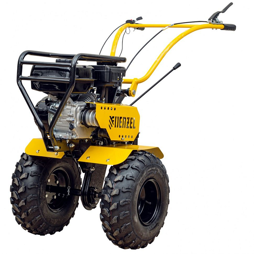 Бензиновый мотоблок Denzel DPT-370-PRO, 7 л.с., 4 вперед / 2 назад, редуктор шестерёнчато-цепной, 56404 в Муроме