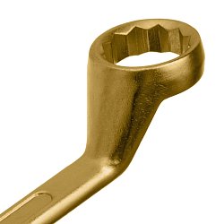 Ключ накидной Сибртех 14638, 30 х 32 мм, желтый цинк