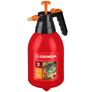Изображение товара Помповый ручной опрыскиватель Grinda PS-2, 2 л, герметичный из полиэтилена