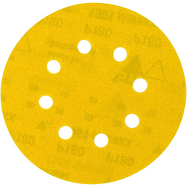 Изображение товара Шлифовальный круг DeWalt DT 3116 125 мм Р180 на липучке для дерева