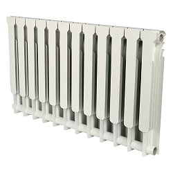 Радиатор биметаллический Rommer Profi BM 500 BI500-80-80-150 RBM-1210-050012, 12 секций (RAL9016)