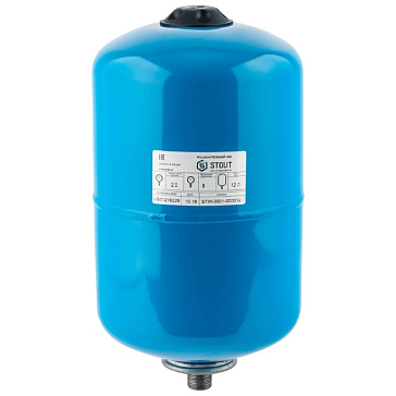 Изображение товара Гидроаккумулятор Stout STW-0001-000012, 12 л, синий